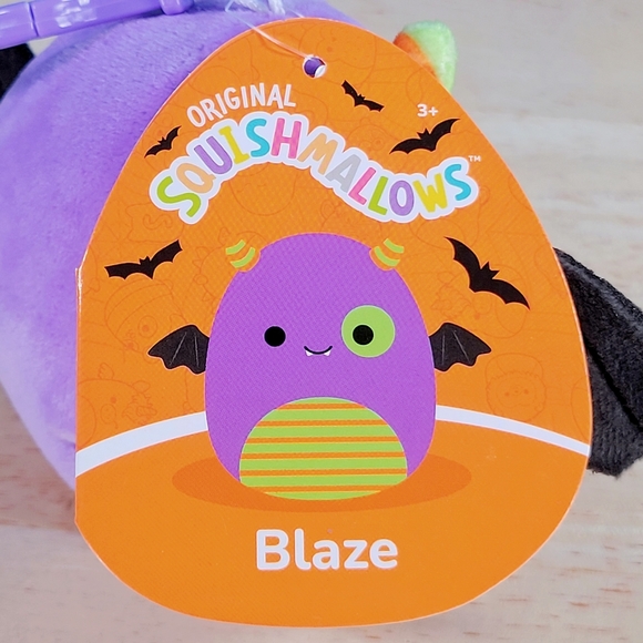 Squishmallow Blaze the Monster 3" Clip UltraSoft Stuffed Halloween Toy Plush NWT - Picture 10 of 12